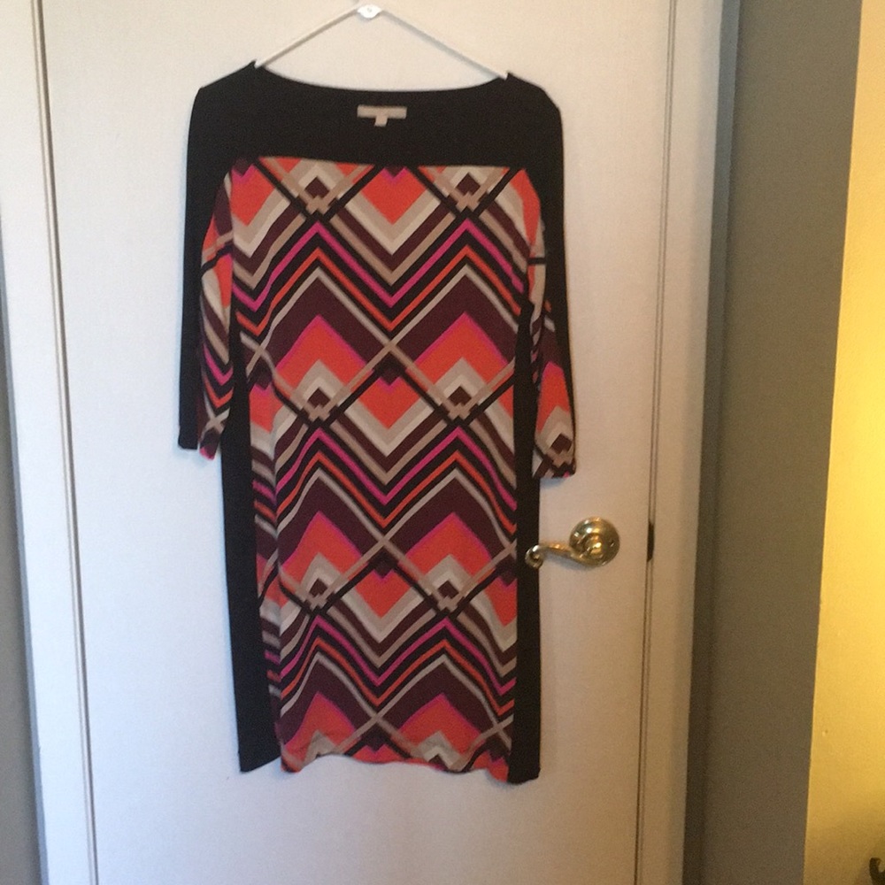 Shift Dress 3/4 Length Sleeve
